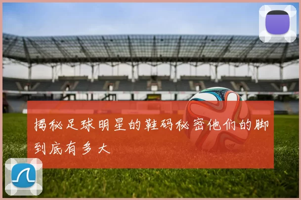 揭秘足球明星的鞋码秘密他们的脚到底有多大